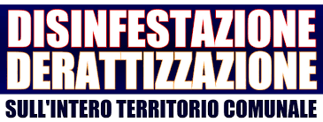 Avviso pubblico - Disinfestazione e derattizzazione sul territorio comunale